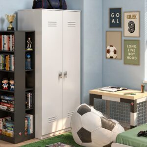 Locker Garderobeskab Hvid