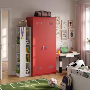 Locker Garderobeskab Rød