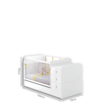 Cotton Babyseng 3-i-1 vuggende (70×115-70×160 cm)