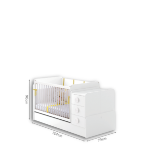 Cotton Babyseng 3-i-1 vuggende (70×115-70×160 cm)